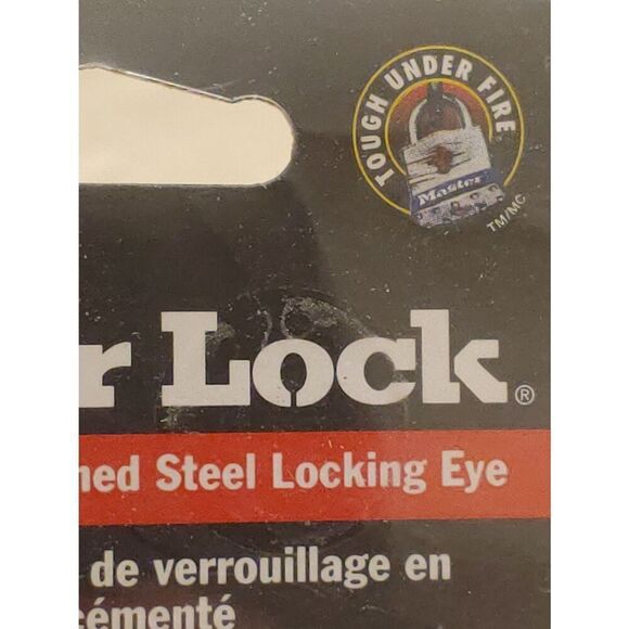 Master Lock 706D 6" Hardened Steel Locking Eye - Picture 3 of 4